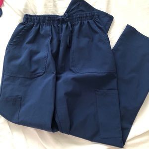 Navy blue medium scrub bottoms